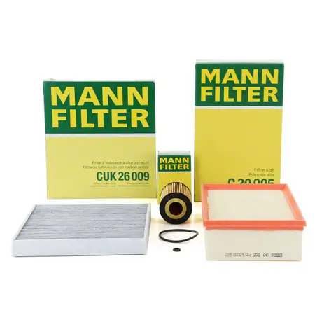 MANN Filterset f&uuml;r AUDI A3 SEAT LEON SKODA OCTAVIA VW GOLF 7 PASSAT 1.6/2.0TDI
