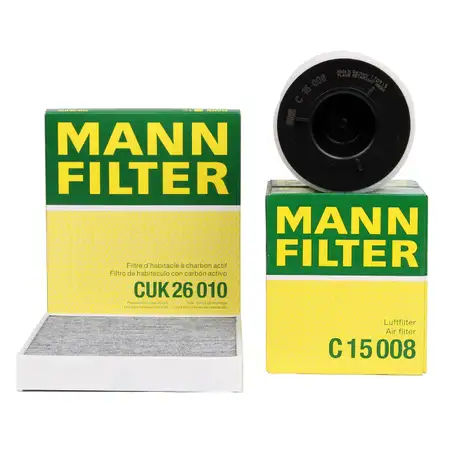MANN Filterset f&uuml;r AUDI A1 SEAT IBIZA SKODA RAPID VW POLO (6R 6C) 1.2/1.4 TSI