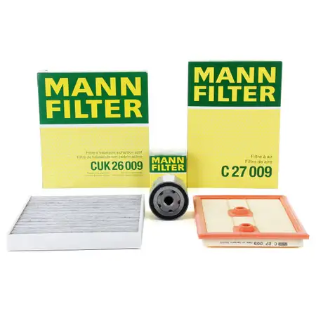 MANN Filterset f&uuml;r AUDI A3 8V SEAT SKODA VW GOLF 7 PASSAT TIGUAN 1.2/1.4 TSI