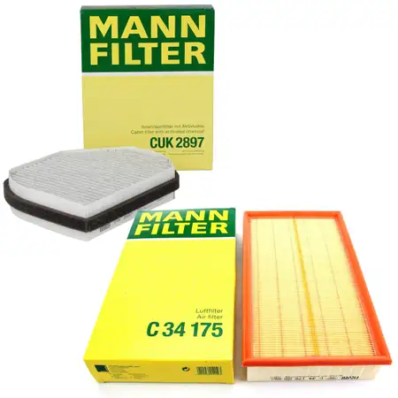 MANN Filterpaket Filterset f&uuml;r MERCEDES-BENZ E-KLASSE W210 E200-430 E200-300D