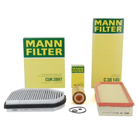 MANN Filterpaket Filterset f&uuml;r MERCEDES-BENZ E-KLASSE W210 S210 E200/220/270CDI