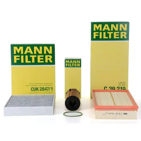 MANN Inspektionskit Filterpaket f&uuml;r PORSCHE CAYENNE (92A) 3.0 Diesel 239 PS