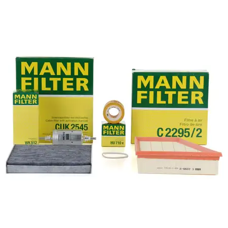 MANN Filterpaket Filterset f&uuml;r SKODA FABIA I VW FOX POLO (9N_) 1.2 54/55/60PS