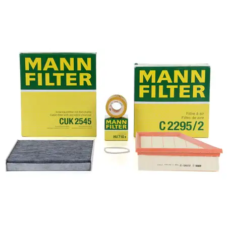 MANN Filterset f&uuml;r SEAT IBIZA IV V SKODA FABIA I II ROOMSTER VW FOX POLO 1.2