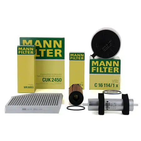MANN Filterset f&uuml;r AUDI A4 (8K B8) A5 (8T 8F) 2.7 TDI 3.0 TDI 163/190/240 PS