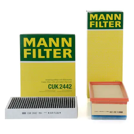 MANN Inspektionskit Filterpaket Filterset f&uuml;r OPEL ASTRA J CC 1.8 140 PS