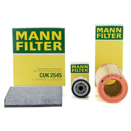 MANN Inspektionskit Filterpaket f&uuml;r AUDI A2 (8Z0) 1.4 75 PS + 1.6 FSI 110 PS