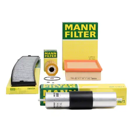 MANN Inspektionskit Filterpaket f&uuml;r BMW 3er E46 316i 105 PS + 318i 116/118 PS