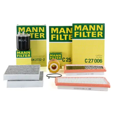 MANN Inspektionskit Filterset MERCEDES S-KLASSE W221 S320CDI S350CDI 211/235 PS