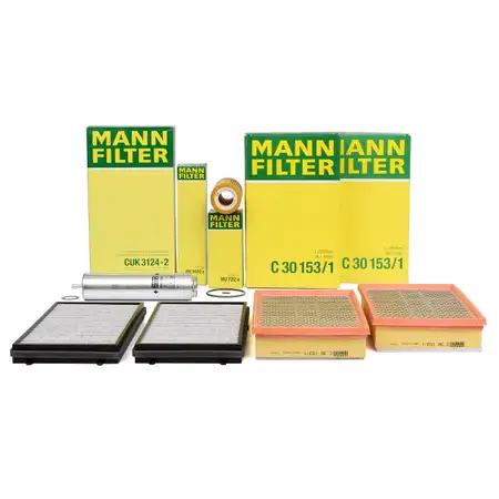MANN Inspektionskit Filterpaket Filterset BMW 7er E65 E66 E67 745d 300 / 329 PS