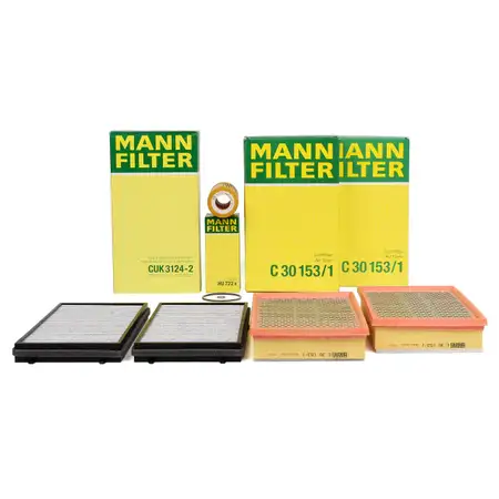 MANN Inspektionskit Filterpaket Filterset BMW 7er E65 E66 E67 745d 300 / 329 PS