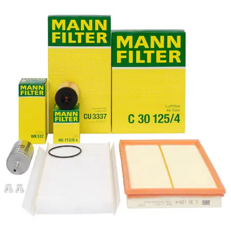 MANN Filterpaket Filterset f&uuml;r OPEL COMBO CORSA C TIGRA B 1.0 1.2 1.4