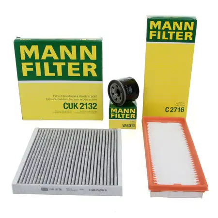 MANN Inspektionskit Filterpaket Filterset f&uuml;r SMART FORTWO 451 1.0/Turbo 61-84PS