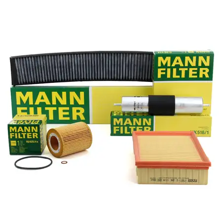 MANN Filterset f&uuml;r BMW 3er E46 320i 323i 325i 325xi 328i 150-193 PS bis 05.2001