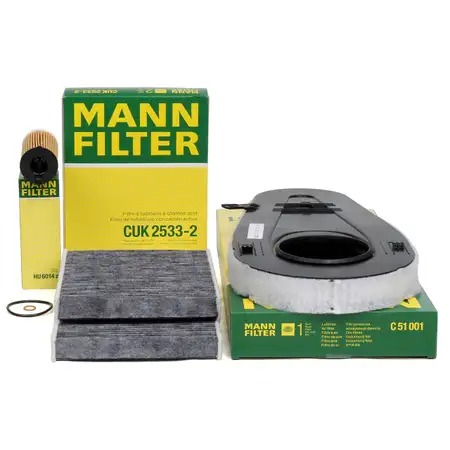 MANN Inspektionskit f&uuml;r BMW 5er F10 F11 518d 136 PS + 520d 163 PS B47D20A