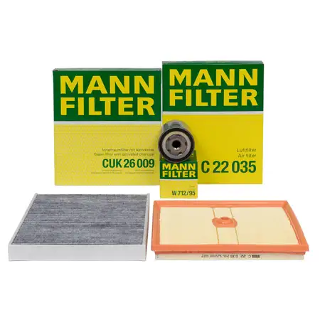 MANN Inspektionskit AUDI A3 (8V) Q2 SEAT LEON SKODA OCTAVIA 3 VW GOLF 7 1.0 TSI