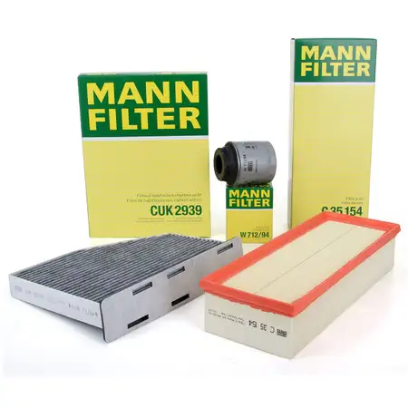 MANN Filterpaket Filterset f&uuml;r Seat Alhambra VW Golf VI 6 Passat 1.4TSI