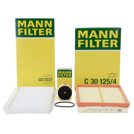 MANN Filterset f&uuml;r OPEL COMBO 1.4 + CORSA C 1.0 1.2 1.4 + TIGRA B 1.4 58-90 PS