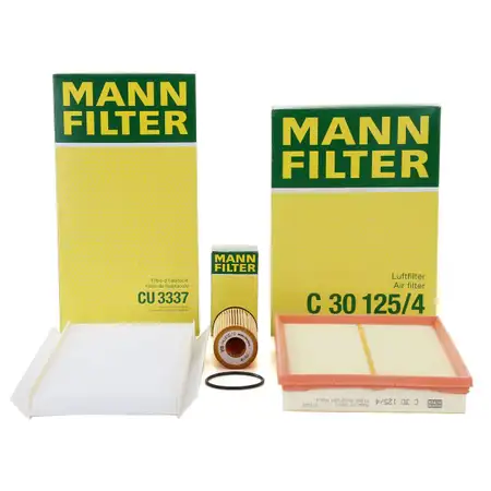 MANN Filterset f&uuml;r OPEL COMBO 1.4 + CORSA C 1.0 1.2 1.4 + TIGRA B 1.4 58-90 PS
