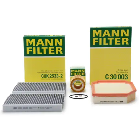 MANN Inspektionskit Filterpaket BMW 5er F10 F11 523i 528i 530i + 7er F01-04 730i