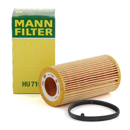 MANN &Ouml;lfilter HU719/6x AUDI A1 A3 A4 A6 Q3 SEAT SKODA VW GOLF 5 6 PASSAT POLO