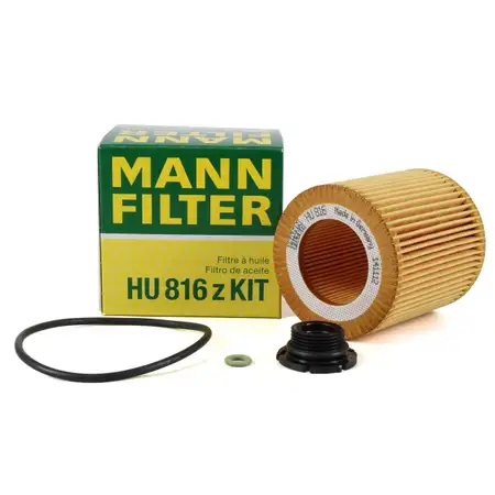 MANN &Ouml;lfilter HU816zKit BMW 3er F30 F31 F34 320/328i 5er F10 F11 520i 1er 125i