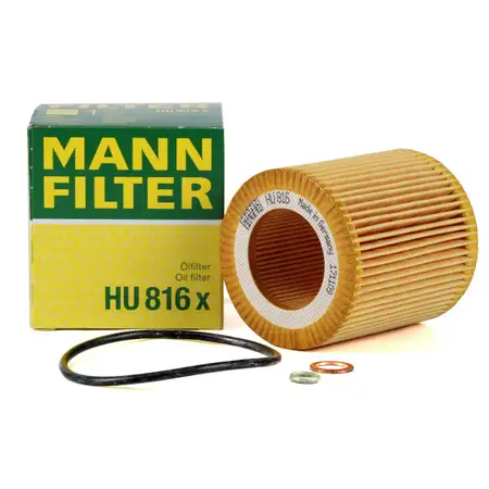 MANN &Ouml;lfilter HU816x f&uuml;r BMW 1er 2er 3er 4er 5er 6er 7er X1 X3 X4 X5 X6 Z4