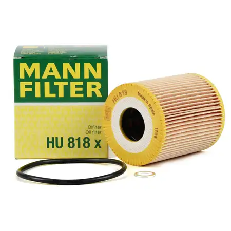MANN &Ouml;lfilter HU818x BMW 3er E46 330d 5er E39 525d 530d 7er E38 730d X5 E53 3.0d