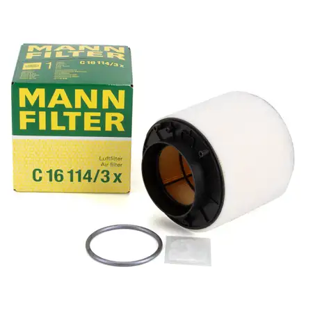 MANN Luftfilter C16114/1X f&uuml;r Audi A4 (B8) A5 (8T 8F) Q5 (8R) 2.7TDI 3.0TDI
