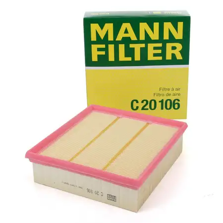 MANN Luftfilter Motorluft C20106 f&uuml;r OPEL CORSA D 1.0-1.4 1.2/1.4LPG E 1.2 1.4