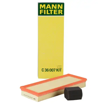 MANN C36007KIT Luftfilter CITROEN BERLINGO C3 C4 DS3 DS4 PEUGEOT 208 308 PARTNER