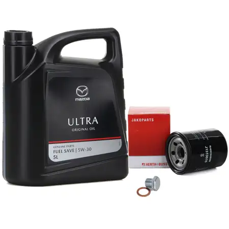 ORIGINAL f&uuml;r Mazda Motor&ouml;l &Ouml;L ULTRA 5W30 5 Liter + HERTH+BUSS &Ouml;lfilter J1313015