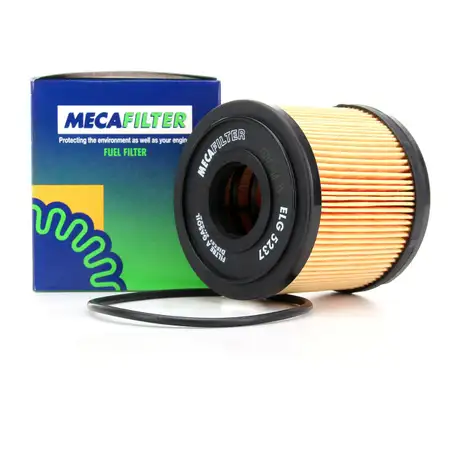 MECAFILTER Kraftstofffilter Dieselfilter f&uuml;r Citroen und Peugeot 2.0 HDi Modelle