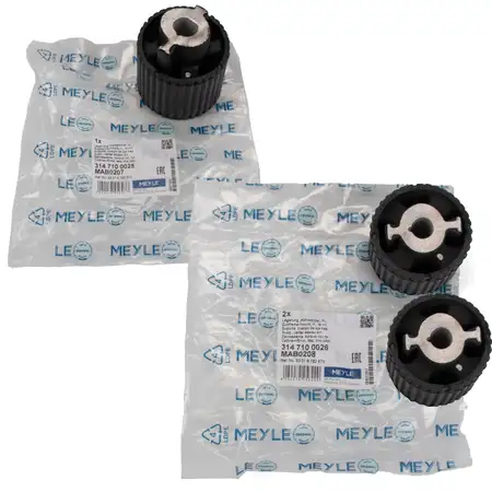 2x MEYLE Achsk&ouml;rperlager BMW F10/11/07 F12/13/06 F01-04 Hinterachse vorne