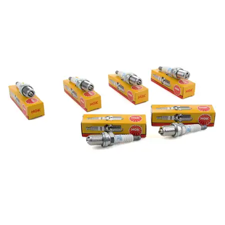 6x NGK Z&uuml;ndkerze Set 3584 BKR6EKUB f&uuml;r AUDI A4 A6 / VW PASSAT 2.4 2.8 3.0 2.8V6