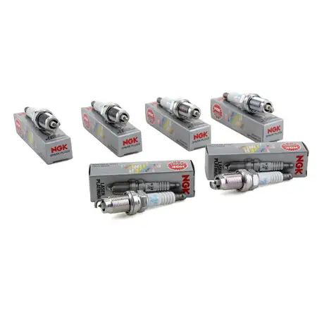 6x NGK Z&uuml;ndkerze Set Laser Platinum 7968 PZFR5D-11 OE-Nr 101000062AB