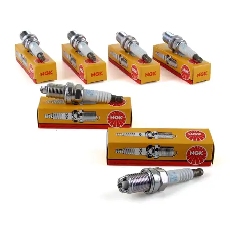 6x NGK Z&uuml;ndkerze Set 7956 BKR5EK f&uuml;r Renault OE-Nummer 7700107916