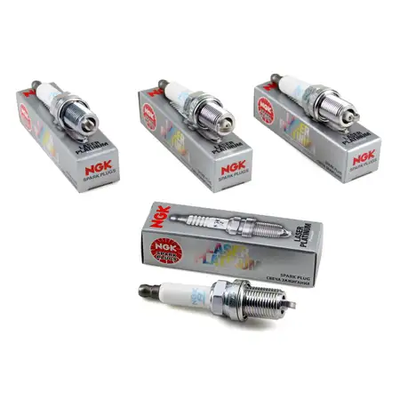 4x NGK 1675 Z&uuml;ndkerze PFR7S8EG AUDI A3 SEAT SKODA VW Golf 5 6 1.8 / 2.0 TFSI