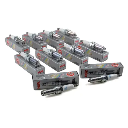 10x NGK Z&uuml;ndkerze Set Laser Platinum 4471 LKR8AP f&uuml;r BMW E93 E92 M3 E60 E61 M5