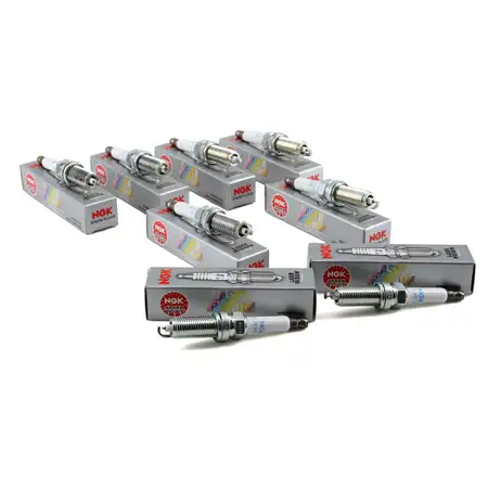 8x NGK Z&uuml;ndkerzen Set Laser Iridium 6043 ILZKAR7A-10 f&uuml;r Mercedes 63 AMG Modelle