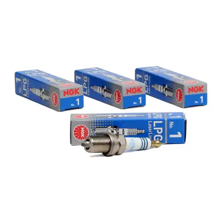4x NGK Z&uuml;ndkerze 1496 LPG1 LPG LaserLine 1 f&uuml;r LPG / CNG Gasbetrieb Fl&uuml;ssiggas