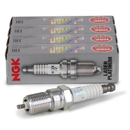4x NGK Z&uuml;ndkerze 7569 FORD MONDEO III 1.8/2.0 16V 110-146 PS bis 09.2005 1307093