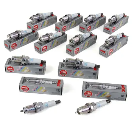 12x NGK Z&uuml;ndkerze 3586 PZFR6J-11 LASER PLATINUM f&uuml;r AUDI SEAT VW