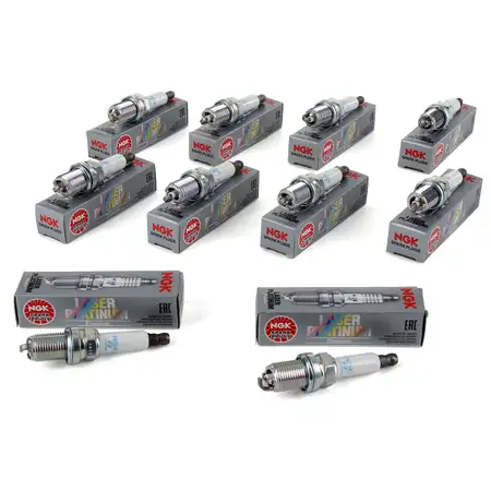 10x NGK Z&uuml;ndkerze 5547 PFR6W-TG LASER PLATINUM f&uuml;r AUDI A5 A6 A8 Q7 VW TOUAREG