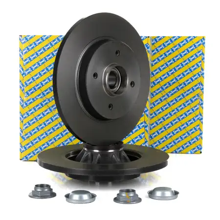 SNR Bremsscheiben + Radlager Satz CITROEN BERLINGO PEUGEOT 308 SW PARTNER hinten