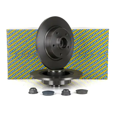 SNR Bremsscheiben + Radlager Satz RENAULT GRAND SCENIC III / SCENIC III hinten