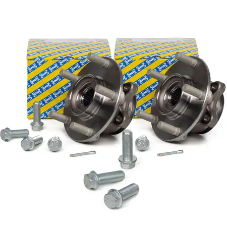 2x SNR R168.73 Radlagersatz Radnabe NISSAN Qashqai I J10 X-Trail T31 vorne