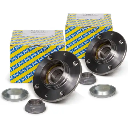 2x SNR R159.37 Radlagersatz CITROEN Berlingo PEUGEOT Partner ohne ABS hinten