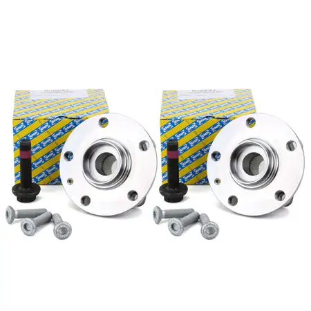 2x SNR Radnabe Radlager f&uuml;r Audi A3 Leon Toledo Octavia Golf 5 6 7 Touran vorne
