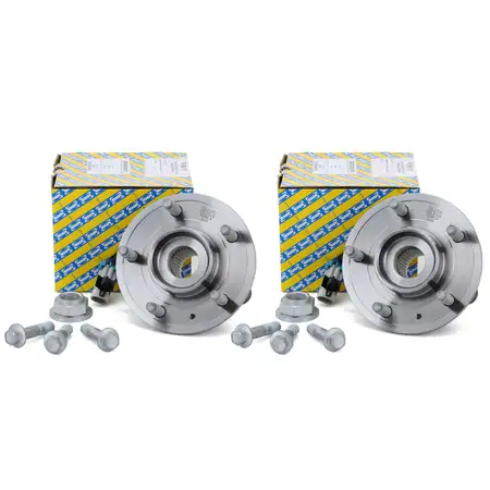 2x SNR Radnabe Radlager + ABS Sensorring f&uuml;r Chevrolet Captiva Opel Antara vorne